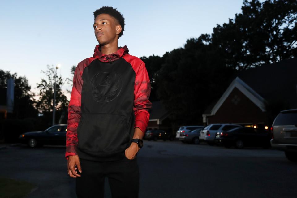 Tupac Mosley, 17, graduated from Raleigh Egypt High School this spring as the school's valedictorian- despite becoming homeless- finding ways to maintain high achievement marks in school all while wondering where he would sleep at night.