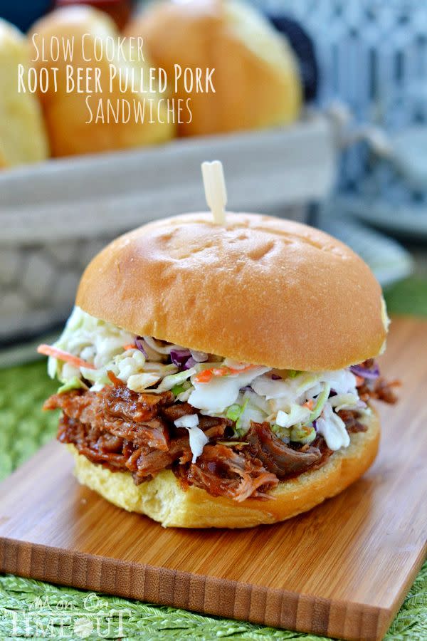 Slow-Cooker Root Beer Pulled Pork Sandwiches