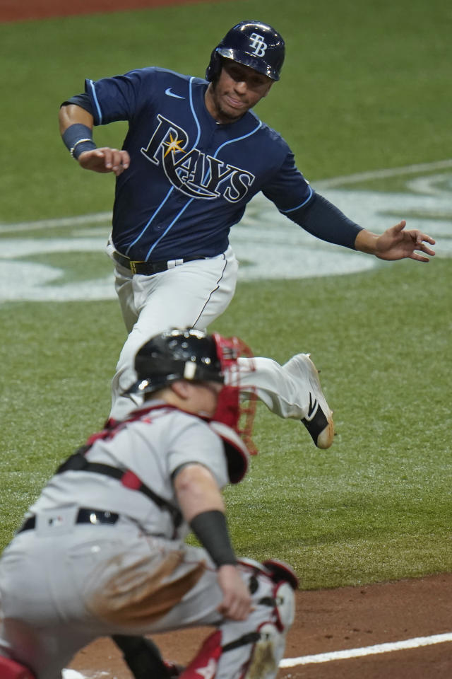 Rays start alllefthanded lineup and beat Red Sox 111