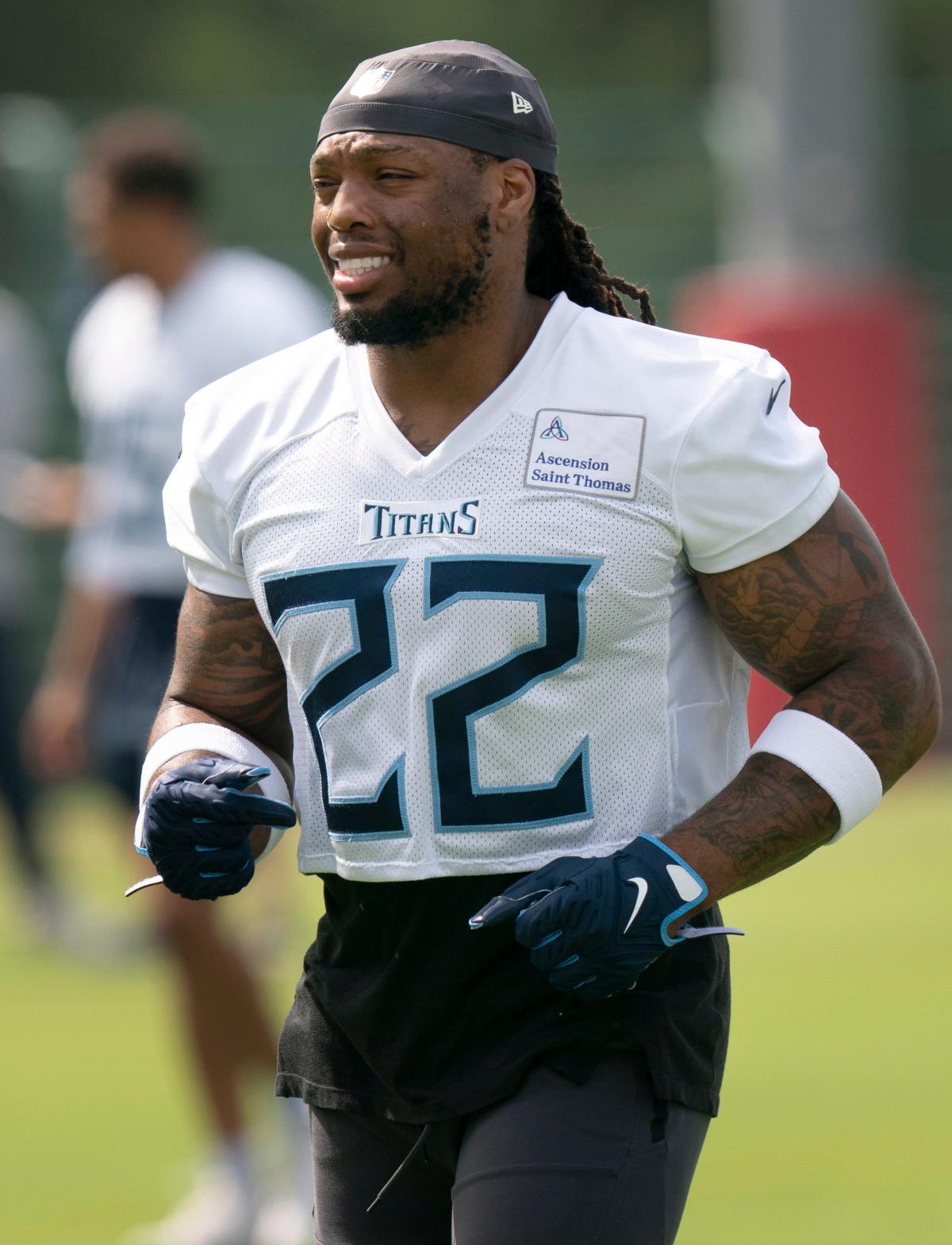 Tennessee Titans running back Derrick Henry is back at minicamp. Here's the  highlights