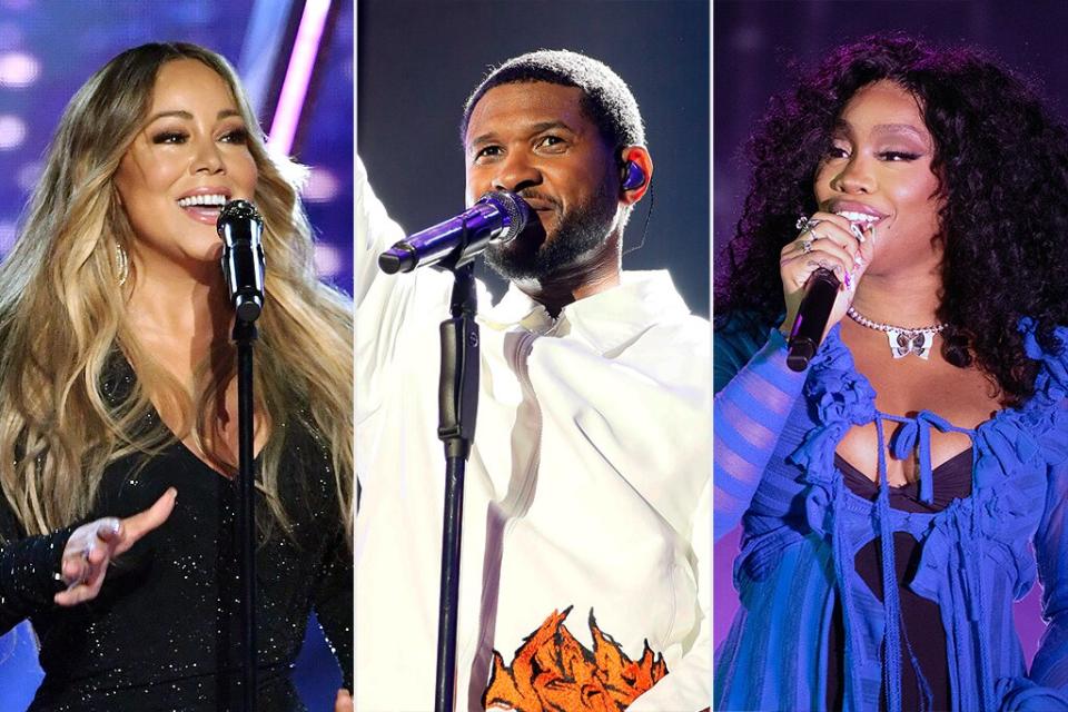 Usher, Mariah Carey, and SZA