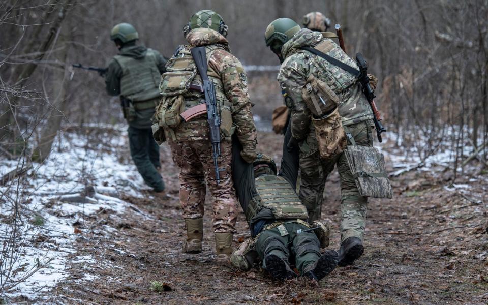 New recruits begin their training in Kyiv Oblast, Ukraine - Julian Simmonds