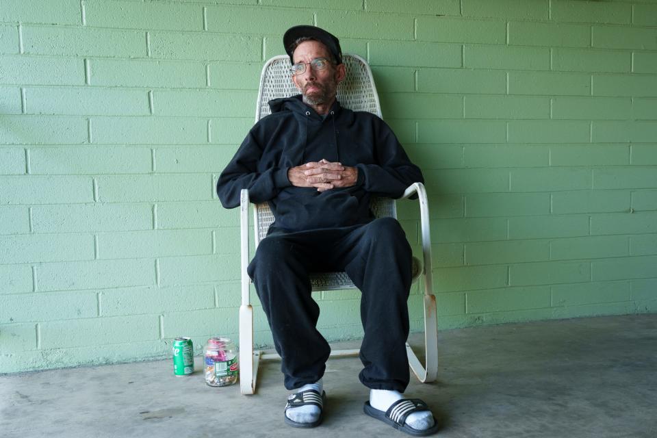 Jon Sperberg sits for a portrait at his home on Dec. 1, 2022, in Tucson, Ariz.
