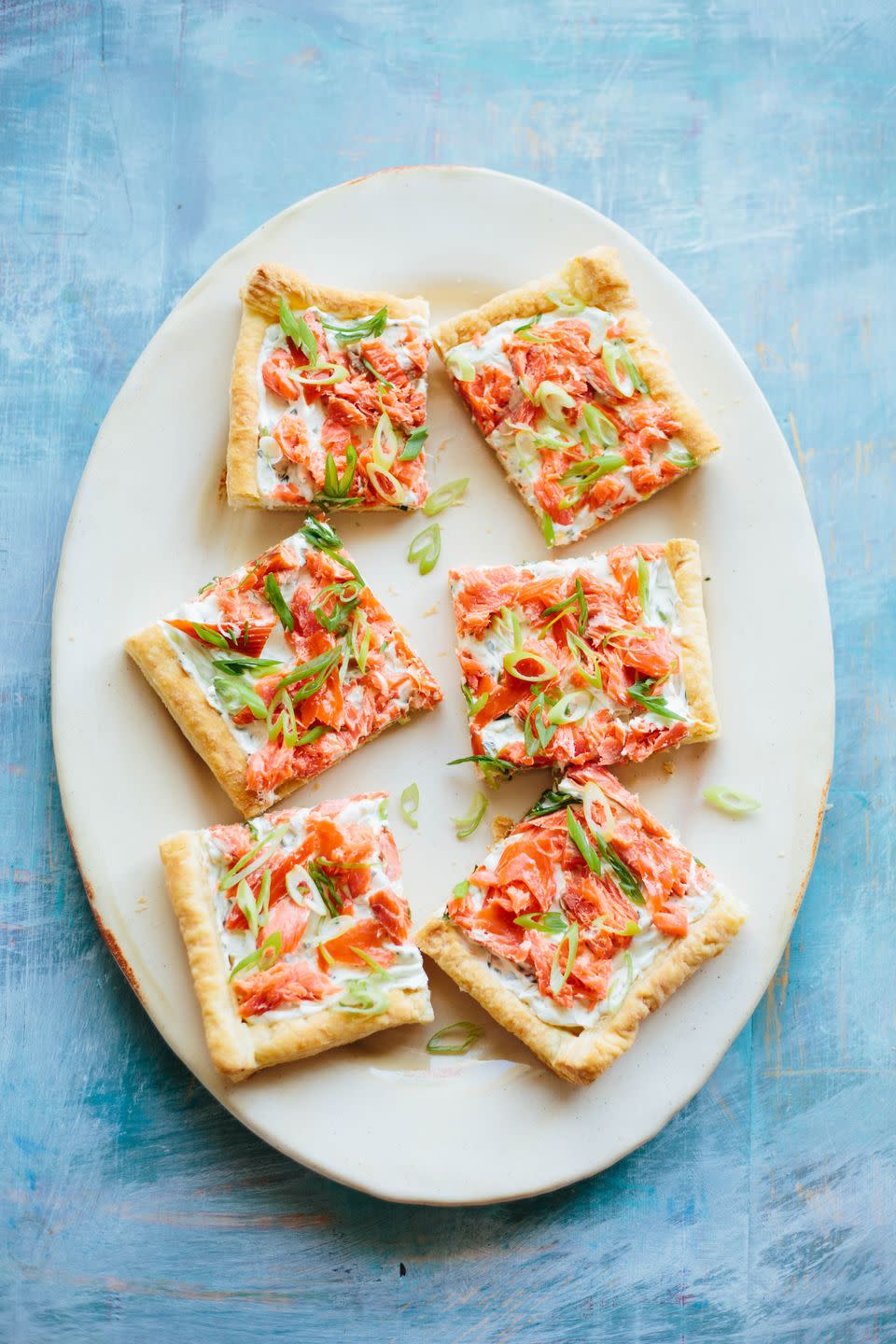 Smoked Salmon Puff Pastry Tart