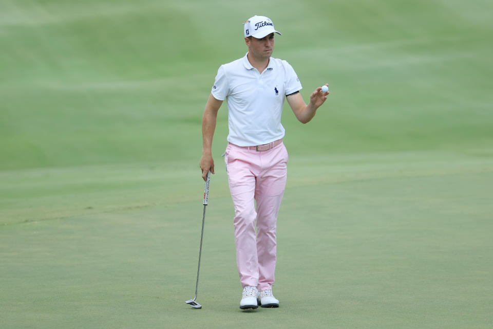 Justin Thomas picked up his 13th career PGA Tour win on Sunday at TPC Southwind in Memphis. (Andy Lyons/Getty Images)