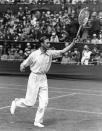 <p>A few years later, the future George VI would go on to become the only royal ever to compete at Wimbledon, playing doubles with Louis Greig (they were <a href="https://time.com/5616089/royals-at-wimbledon/" rel="nofollow noopener" target="_blank" data-ylk="slk:eliminated in the first round;elm:context_link;itc:0;sec:content-canvas" class="link ">eliminated in the first round</a>.) <br></p>