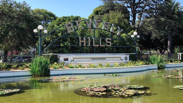 Beverly Hills is very different compared to my life in Sydney. Source: Instagram