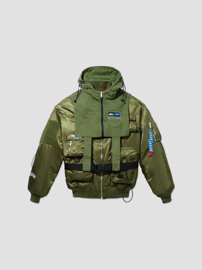 <p><strong>Alpha Industries x Ader Error</strong></p><p>alphaindustries.com</p><p><strong>$370.00</strong></p><p><a href="https://go.redirectingat.com?id=74968X1596630&url=https%3A%2F%2Fwww.alphaindustries.com%2Fproducts%2Fcja49500c1-alpha-x-ader-error-ma-1-w-hood&sref=https%3A%2F%2Fwww.esquire.com%2Fstyle%2Fmens-fashion%2Fg34466946%2Fbest-new-menswear-october-24-2020%2F" rel="nofollow noopener" target="_blank" data-ylk="slk:Buy;elm:context_link;itc:0;sec:content-canvas" class="link ">Buy</a></p><p>It's bomber season, baby! Get yourself one you haven't seen a million times before courtesy of Ader Error's collaboration with the OGs at Alpha Industries.</p>