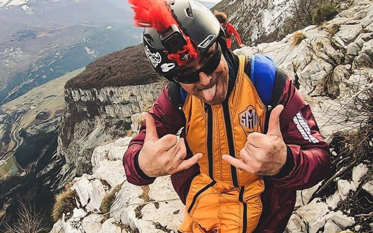 Mark Andrews, 65, died after jumping off a mountain in Italy
