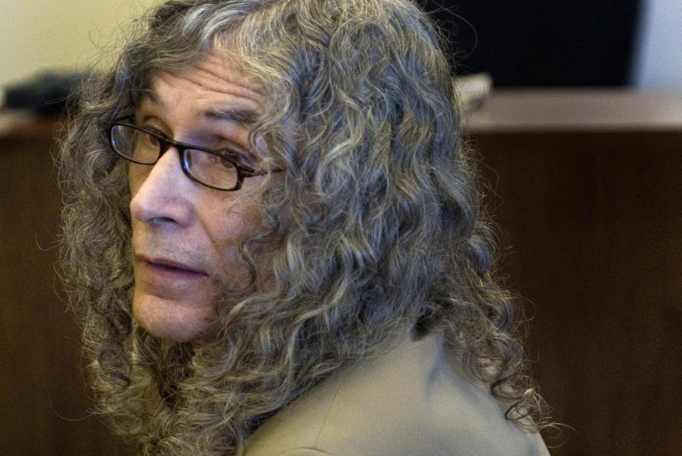 Serial murder suspect Rodney Alcala listens to Orange County Deputy District Attorney Matt Murphy's final arguments during closing arguments in Santa Ana, Calif., on Feb. 22, 2010.  / Credit: AP Photo