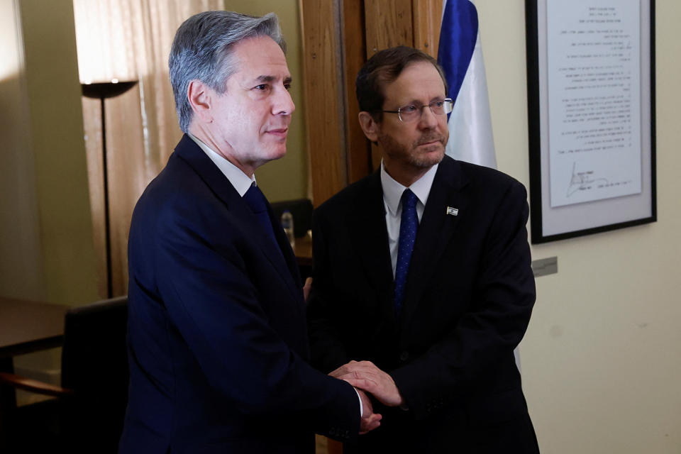 Antony Blinken und Isaac Herzog.