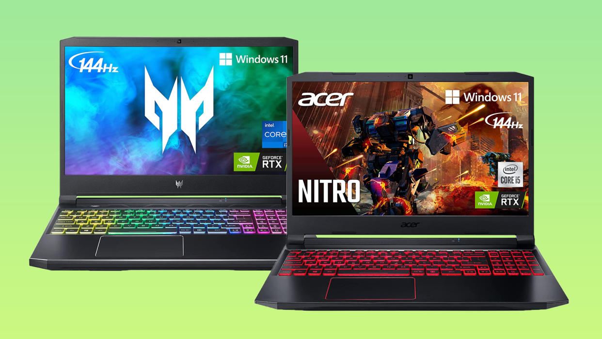 Get yourself a powerful laptop for gaming on sale right now. (Photo: Acer)