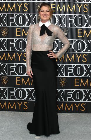 <p>Matt Baron/BEI/Shutterstock</p> The star looked effortlessly elegant in Monique Lhuillier