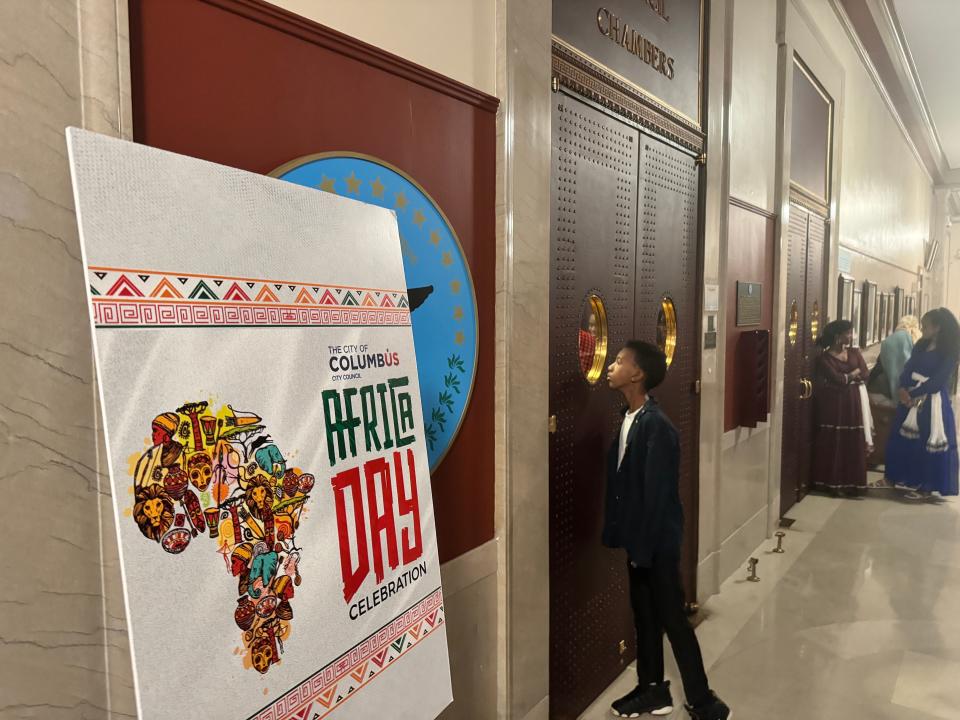 Columbus leaders honored the local African community during the city's second annual Africa Day celebration at City Hall on May 16, 2024 with performances, art displays and a panel discussion on the prevalent issues still facing the community.