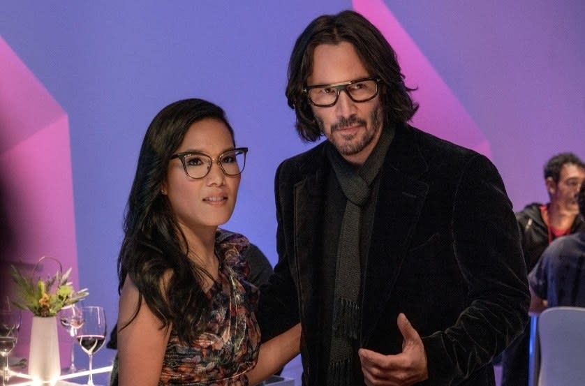 Ali Wong and Keanu Reeves in “ALWAYS BE MY MAYBE”