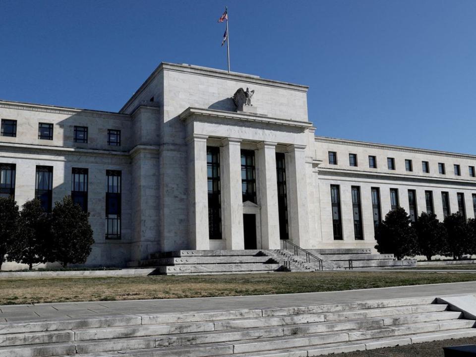  The Federal Reserve building in Washington.