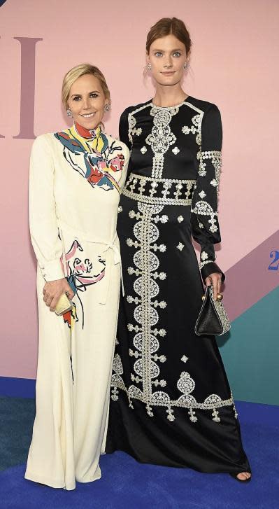 Tory Burch and Constance Jablonski (Getty Images)