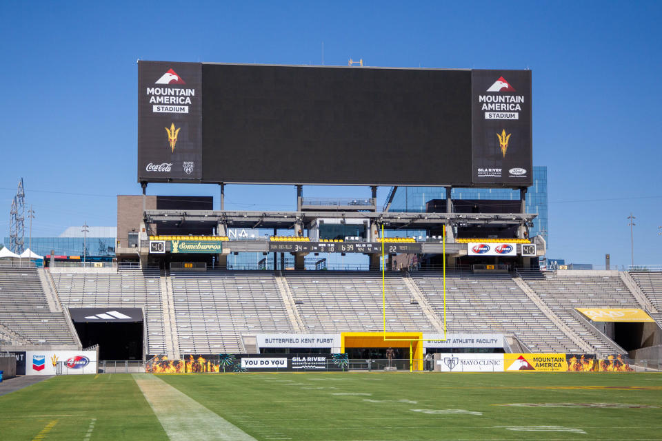 Arizona State University's Football Stadium in Tempe on Sept. 25, 2023.