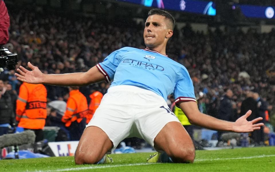 Rodri - Rodri interview: 'Win the treble?  If we keep this level we will be unstoppable'  - Getty Images/Lexy Ilsley