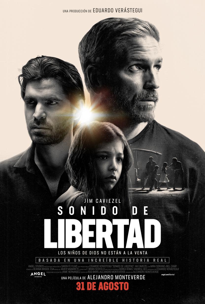 Póster oficial de Sonido de Libertad (Crédito: Angel Studios)