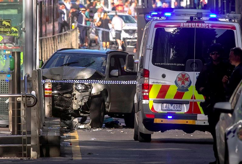 <em>Police say there was no evidence to suggest the incident was an act of terrorism (Reuters)</em>