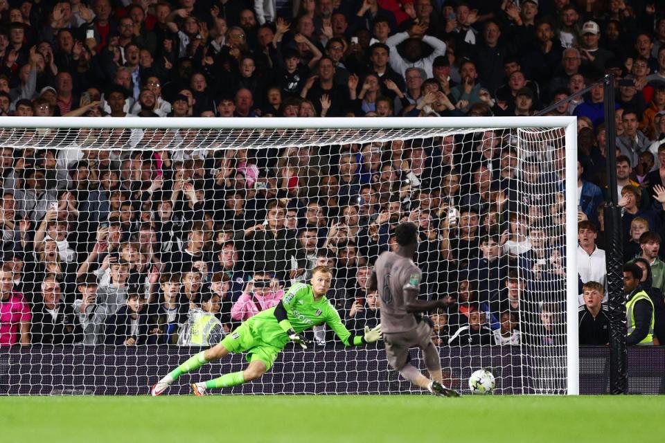 Tottenham were knocked out on penalties earlier this season  (Getty Images)