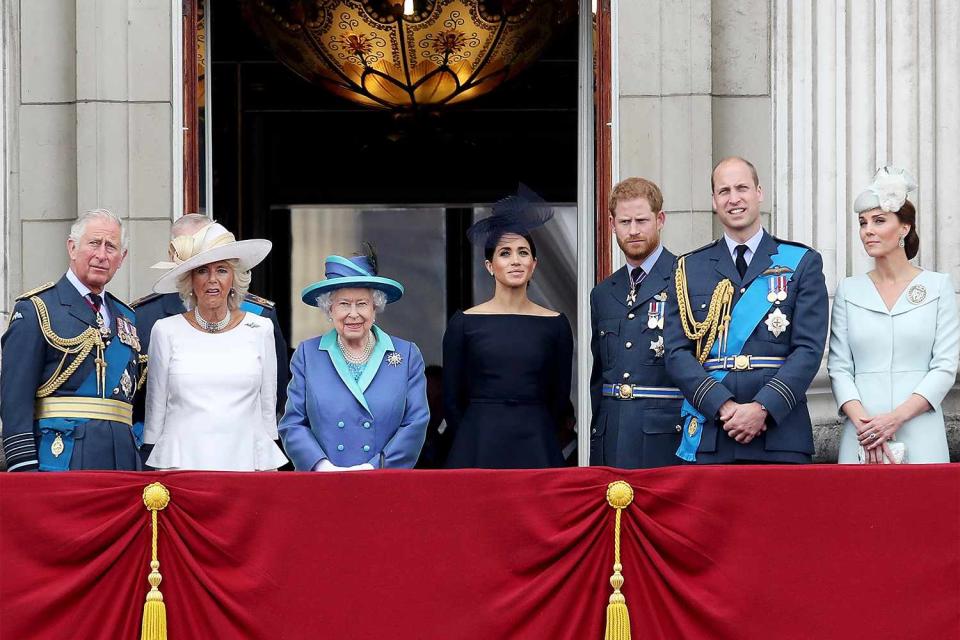 <p>Chris Jackson/Getty</p> The British Royal Family in 2018