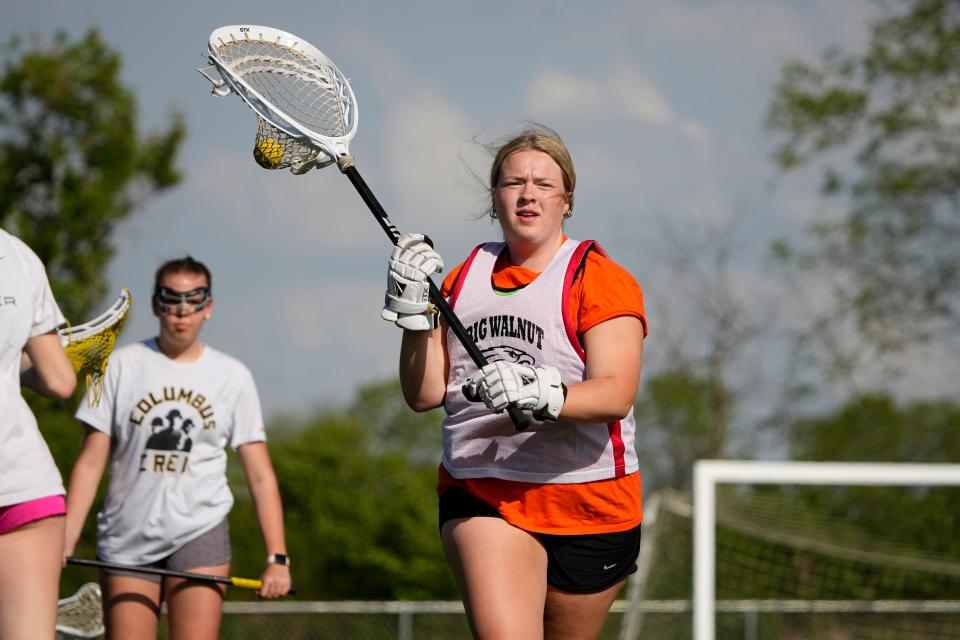 Big Walnut goalie Caroline Weber, the state's all-time saves leader, will play college lacrosse at Findlay.