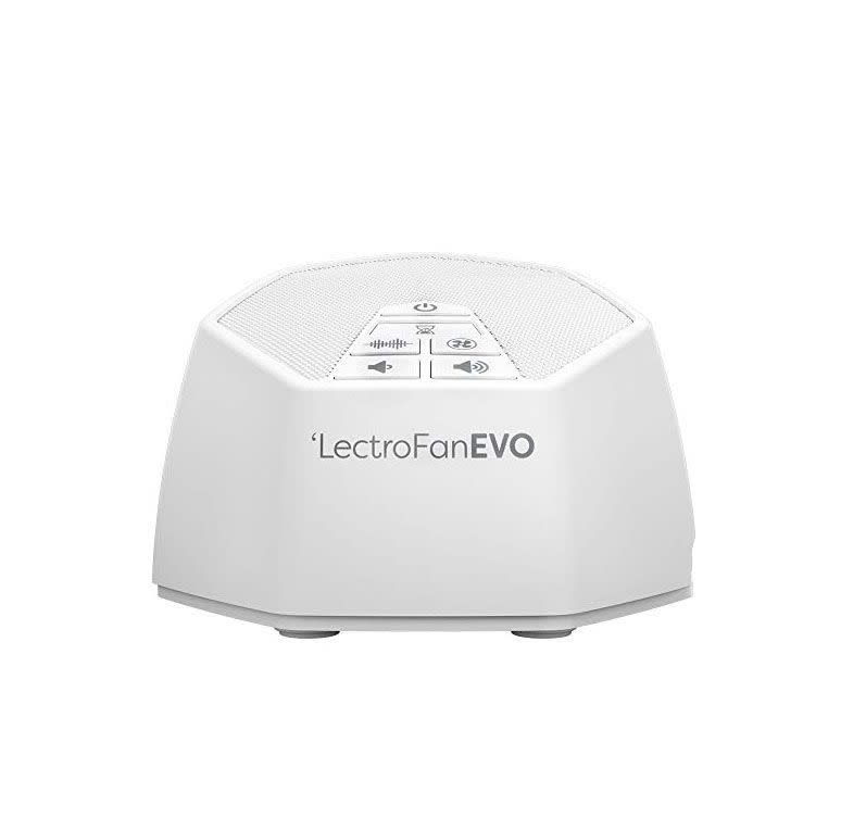 1) LectroFan Evo White Noise Sound Machine