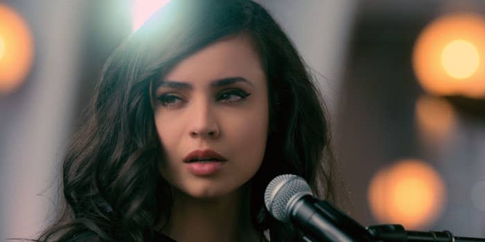 Sofia Carson as Cassie in Purple Hearts