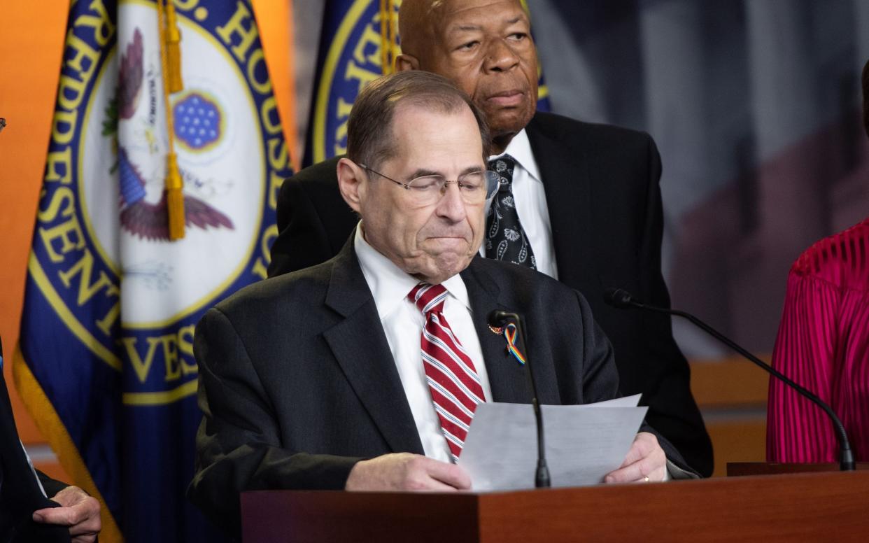 Donald Trump was accused by Jerrold Nadler in comments made to Fox News Sunday - AFP