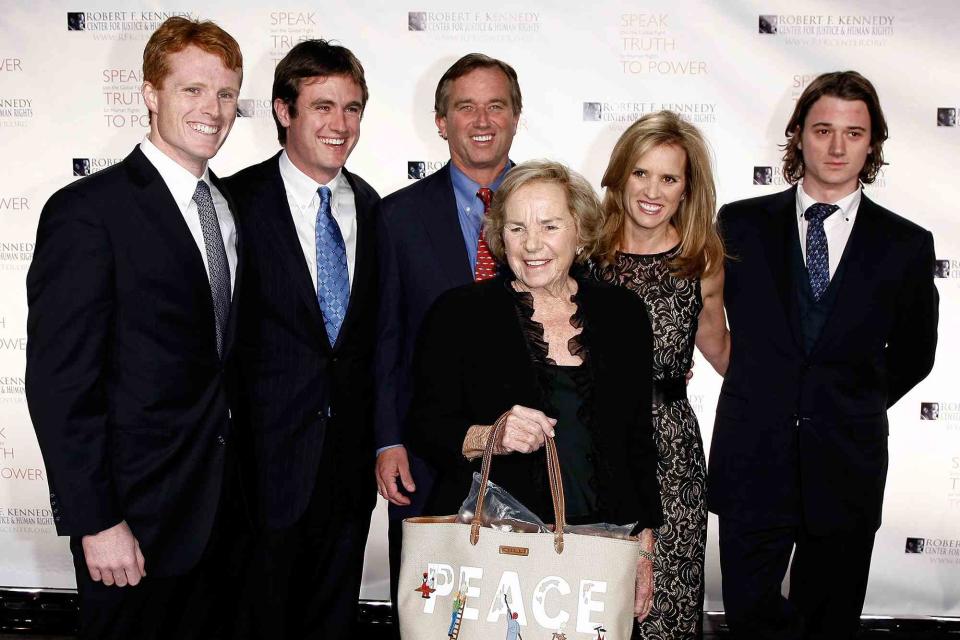 <p>Jemal Countess/WireImage</p> Joseph Kennedy, Matt Kennedy, Robert F. Kennedy Jr., Ethel Kennedy, Kerry Kennedy and Bobby Kennedy the Third attend the Robert F. Kennedy Center for Justice and Human Rights Bridge Dedication Gala on November 19, 2008 in New York City. 