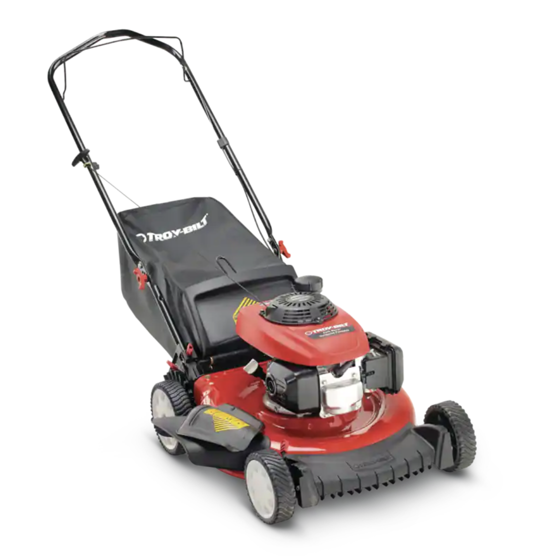 Troy-Bilt 3-in-1 160cc Gas Engine Walk Behind Push Lawn Mower, 21-in (photo via Canadian Tire)