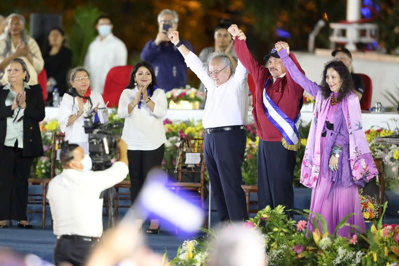 Inauguration of Nicaragua's President Daniel Ortega for his fourth consecutive term in office