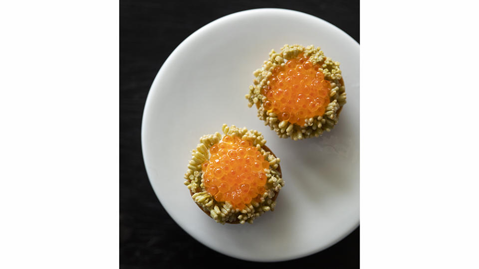 A close-up of the egg tartlets at Ceto. - Credit: Ceto