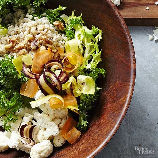 Grain bowls make mealtime a breeze and feature fresh, healthy ingredients. Thanks to the nature of meals in a bowl, each of these grain bowl recipes include multiple food groups. Don't feel like you have to stick strictly to the recipe—add an egg to your quinoa bowl, swap goat cheese for feta, or switch up the grain called for and use your favorite.