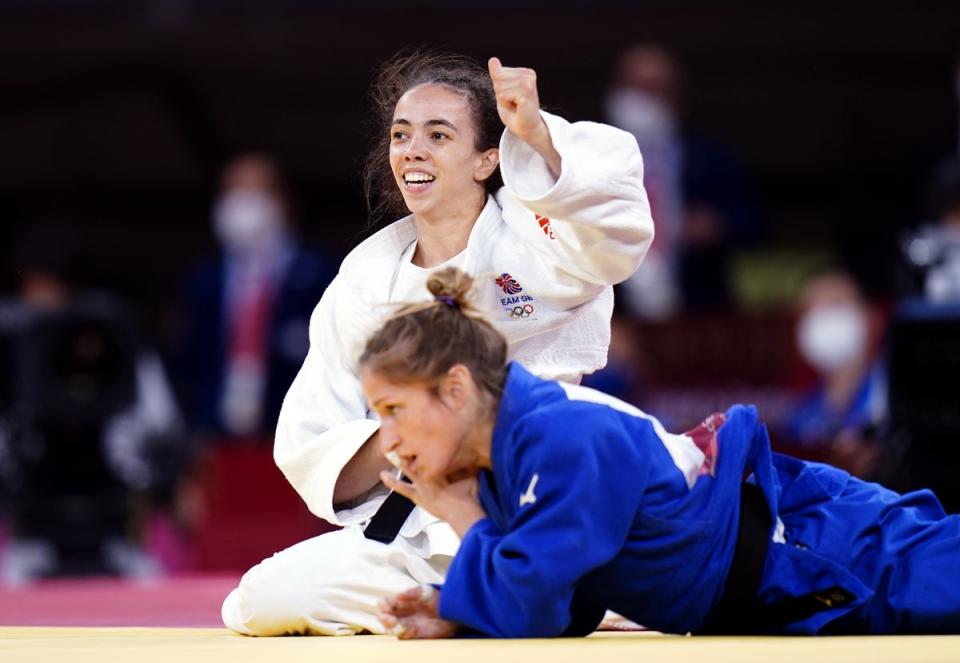 Chelsie Giles fought her way through the repechage to claim a bronze medal at the Tokyo Olympics (Danny Lawson/PA) (PA Archive)