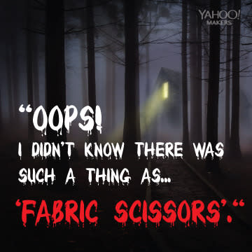 Where are my fabric scissors?