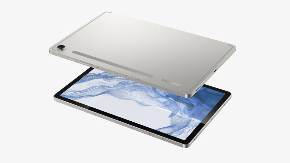 Samsung Galaxy Tab S9 FE leaked product renders