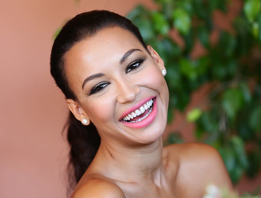 closeup of Naya Rivera smiling