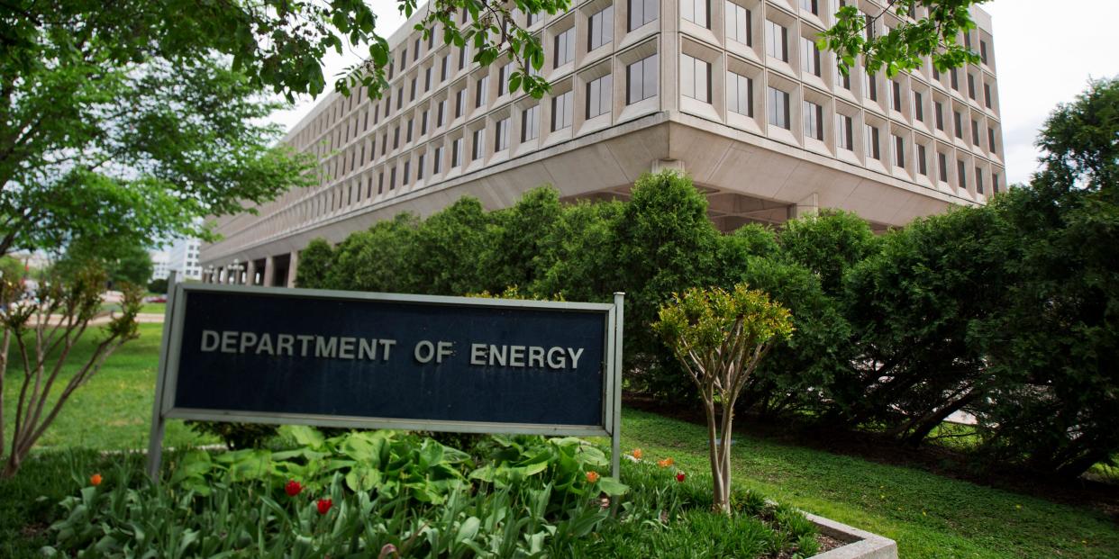 The Department of Energy building is shown in Washington, Friday, May 1, 2015