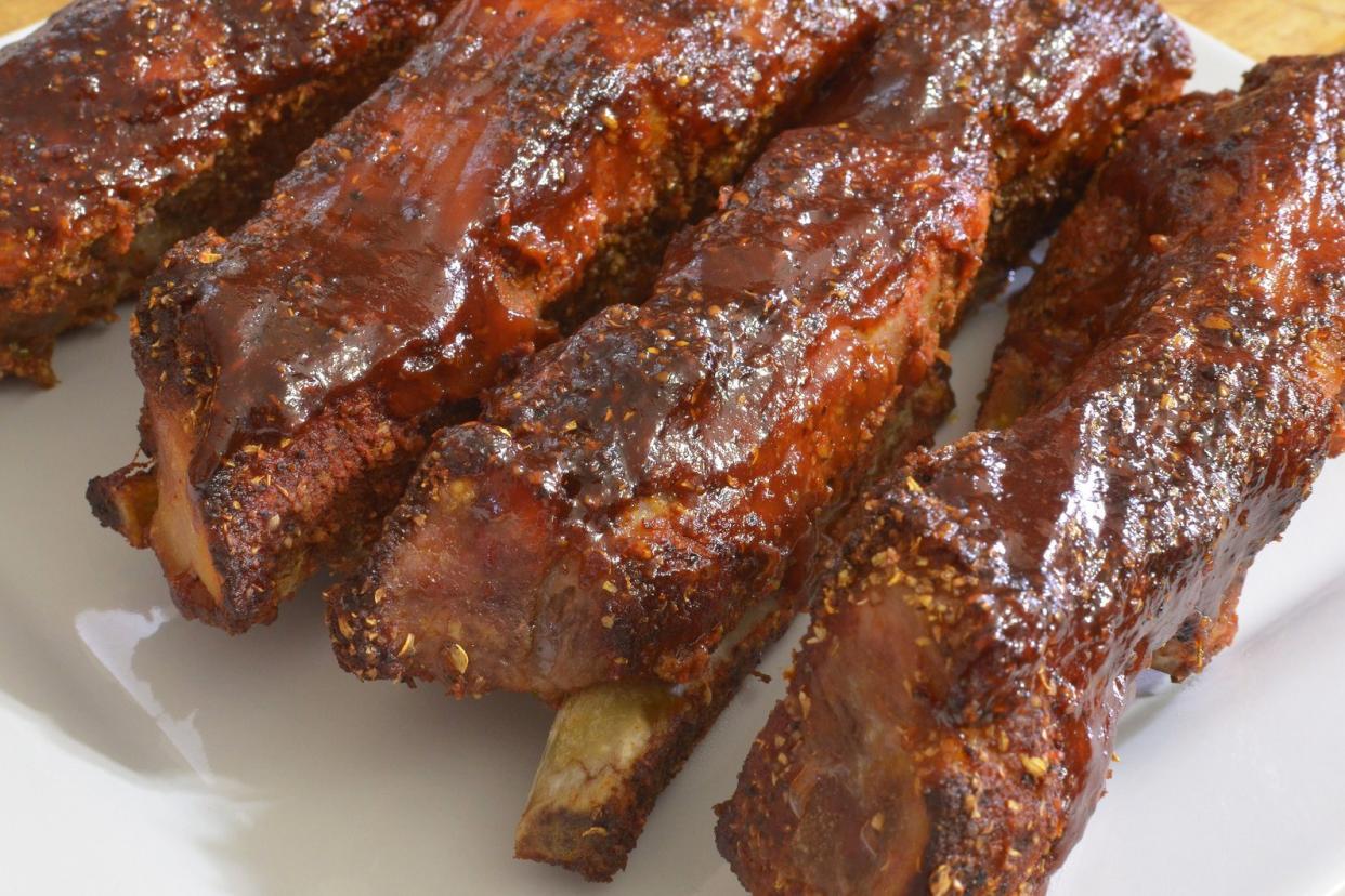 North Carolina Garlic Ribs