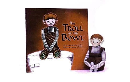 Florida dad Kevin O'Malley created <a href="https://www.bizjournals.com/jacksonville/news/2015/01/02/jacksonvilles-troll-on-the-bowl-hopes-to-create-a.html" target="_blank">The Troll on the Bowl</a> -- a mythical gnome doll and storybook meant to help parents with potty training and encourage clean bathroom habits.&nbsp;&nbsp;<br /><br />"Once the friendly, magic troll is up on the back of the toilet tank, a fun aiming game may not be too far behind. Kids may soon start finding cereal targets floating in the bowl for them to use as targets," the <a href="https://www.amazon.com/Troll-Bowl-Potty-Trainer/dp/0990716104" target="_blank">Amazon product description</a> notes. "When kids start keeping a clean bathroom, they just may see an occasional treat and note from the troll show up in their room."