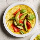 <p>Stay full until lunch when you add this avocado and smoked salmon omelet to your morning routine. This healthy omelet recipe is packed with healthy fat, which helps quash hunger, and the avocado's fiber helps you feel full longer. <a href="https://www.eatingwell.com/recipe/259657/avocado-smoked-salmon-omelet/" rel="nofollow noopener" target="_blank" data-ylk="slk:View Recipe" class="link ">View Recipe</a></p>