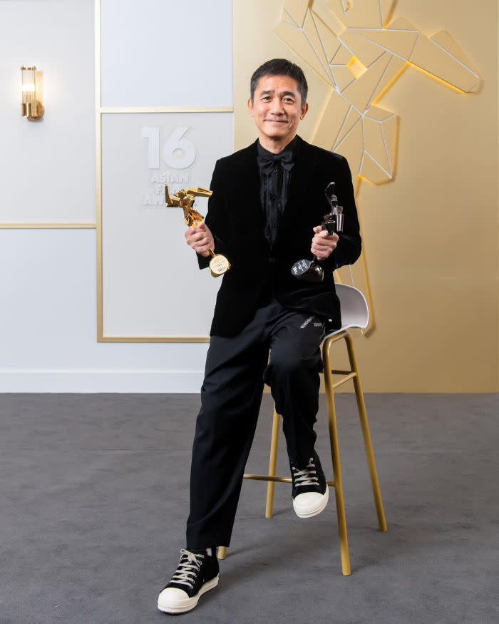 Tony won two accolades at the Asian Film Awards including the Asian Film Contribution Award