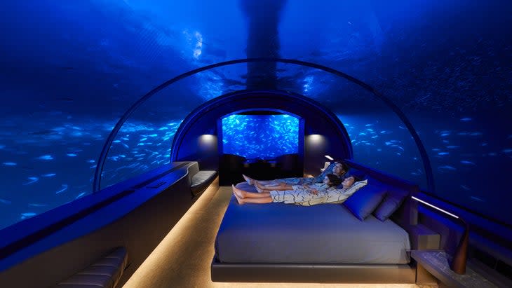 Undersea room in the Murak