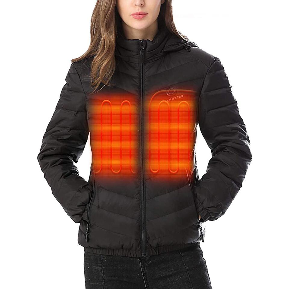 Heated Jacket with Battery Pack