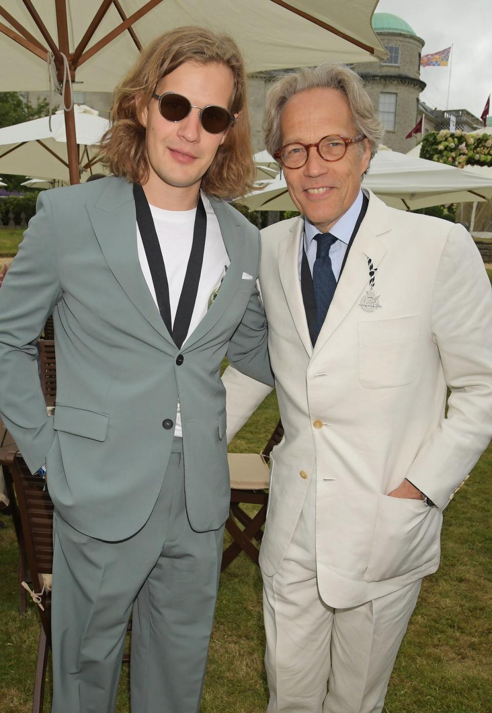 Earl of March and Charles Gordon-Lennox, Duke of Richmond, attend Cartier Style Et Luxe at the Goodwood Festival Of Speed, 2022 (Dave Benett/Getty Images for Car)