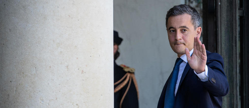 Le ministre de l'Intérieur Gérald Darmanin. 
