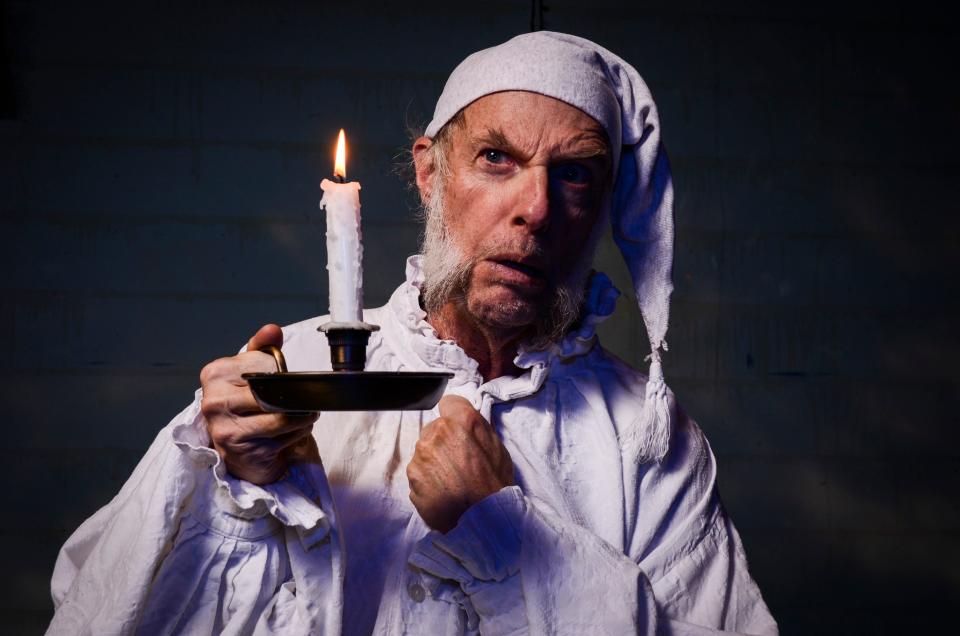 Don Richard as Scrooge in a previous production of the Lyceum Theatre's "A Christmas Carol"